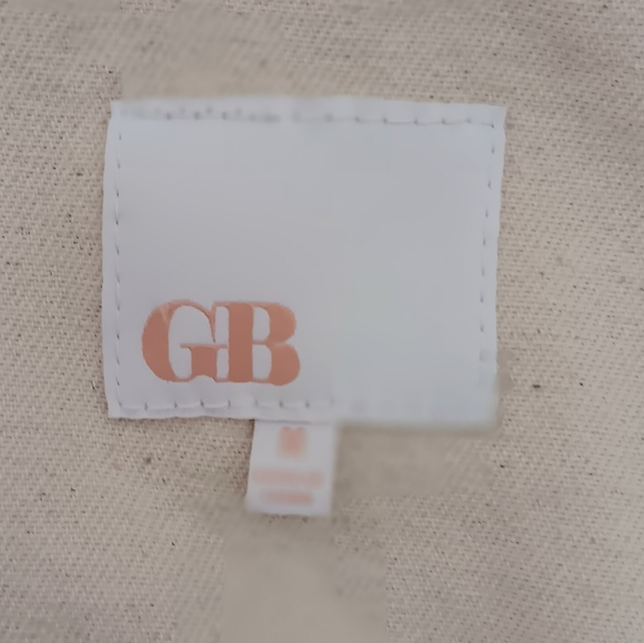 Distressed Cream Denim GB Jacket - Picture 6 of 9